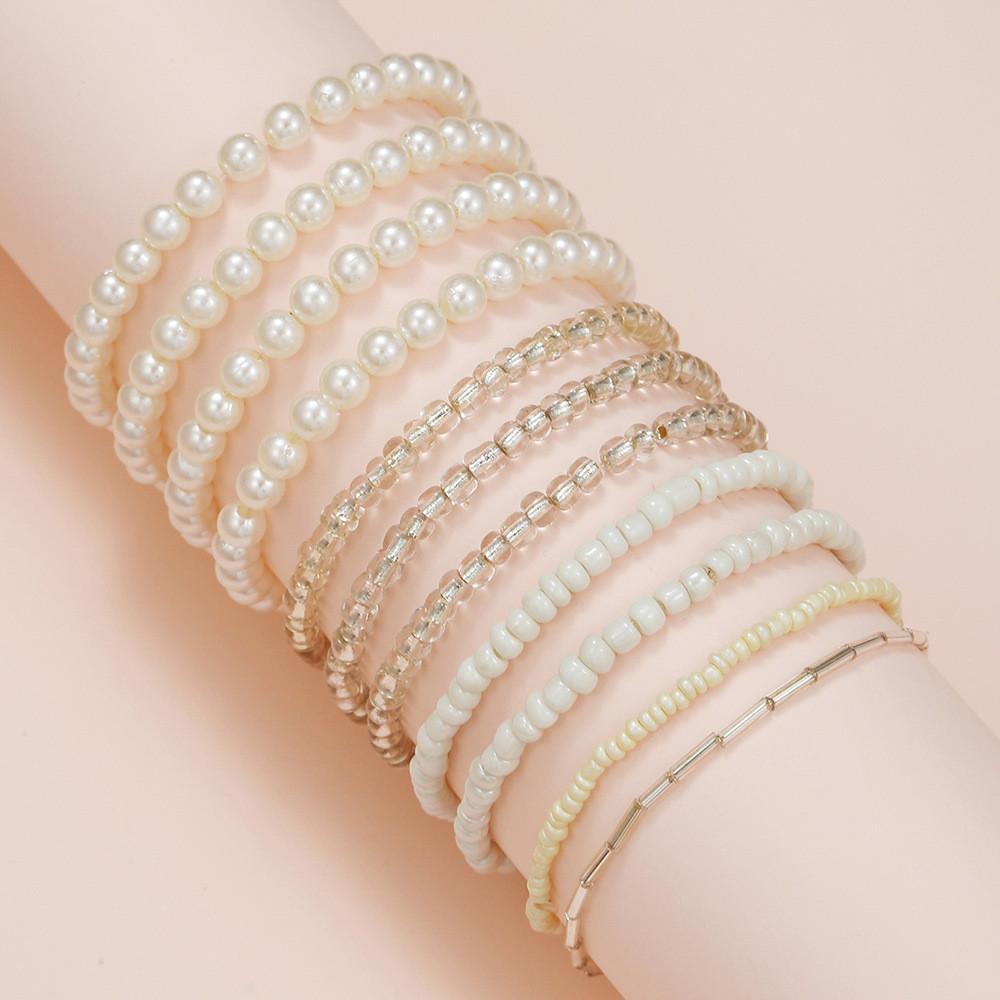 Perlen Schmuckset Mit Geometrischem Design Für Damen Und Herren Perfekt Zum Verschenken