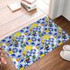 Sicilian Summer Lemon Citrus Tiles Floor Door Kitchen Bathroom Mat Anti-Slip Indoor  Doormat Garden Entrance Rug Carpet Footpad