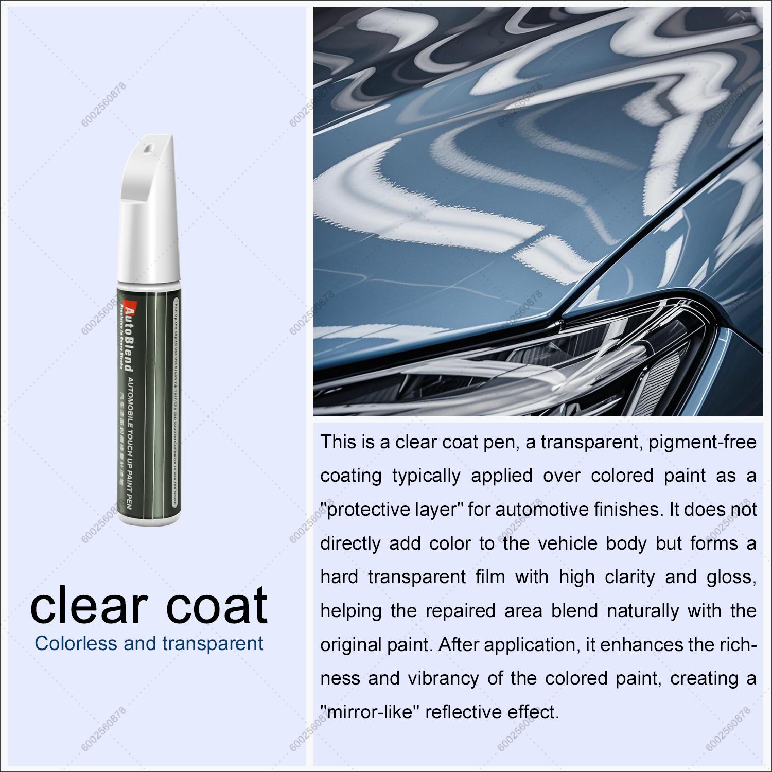 For Dacia Sandero Stepway Scratch Removal And Paint Repair Pen Factory Process Color Matching Car Paint Repair Tool Comet Grey clear coat