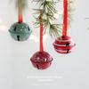 New Christmas bell ornament wrought iron atmosphere ornament arrangement snowflake five-pointed star Christmas tree creative pendant