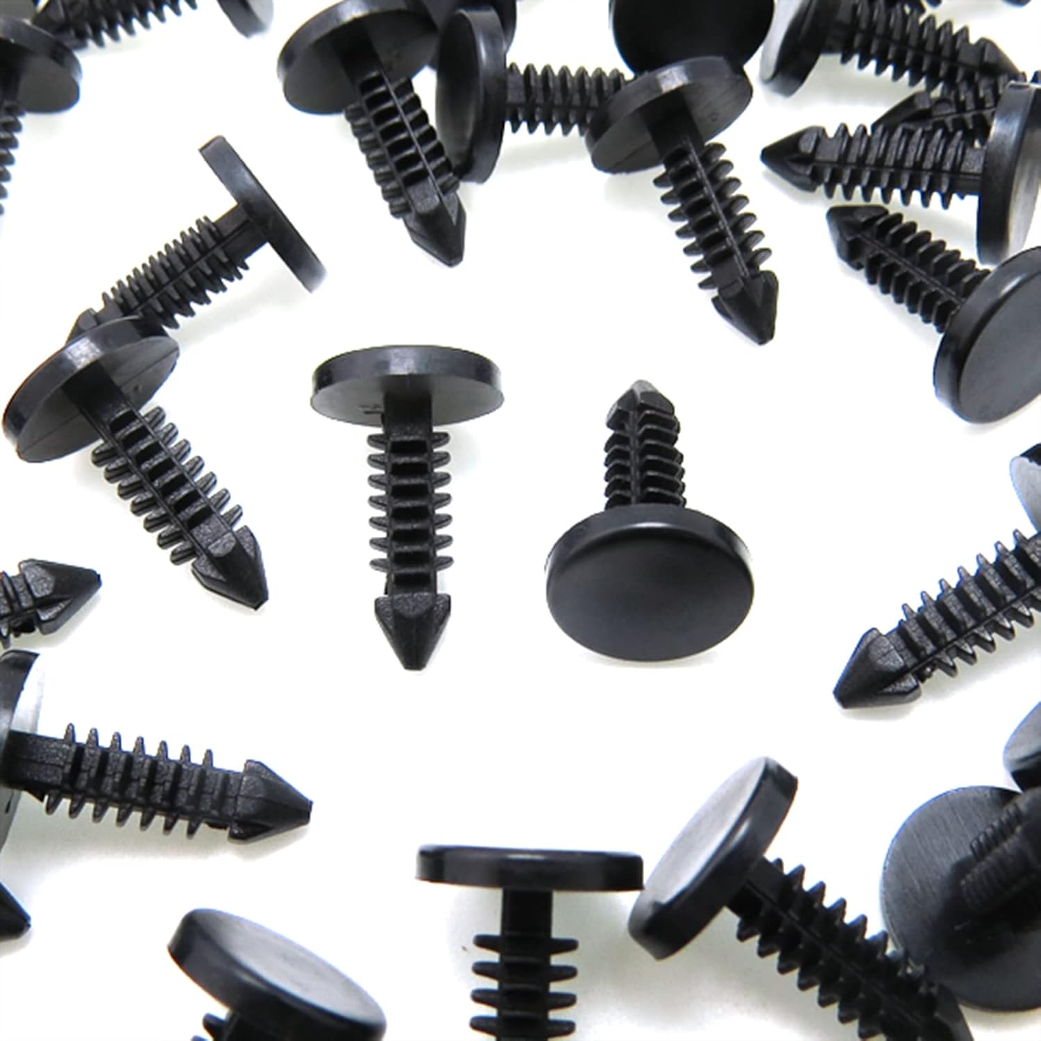 

Woodzdon 100 Pcs Weatherstrip Clip Dash Panel Retainer for AMC 4006516 for Ford 388246S for GM 20413107 25016383 for Auveco 11612 11680 Black Nylon