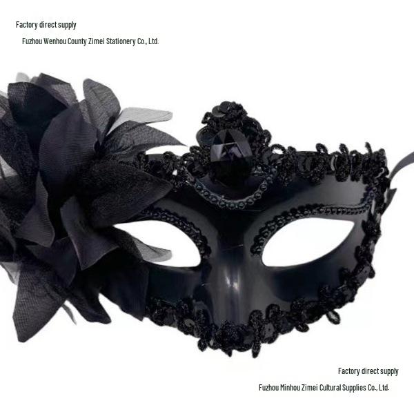 Maskerade-Halbgesichts-Augenmaske im antiken Stil - Perfekt für Make-up-Partys, Beauty-Verkleidungen und lustige Veranstaltungen