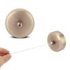 Household Clothesline 304 Stainless Steel Wall Mounted Telescopic Washing Line (Gold)