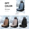 Artificial Wool Car Heating Seat Cushion 45°C-65°C Adjustable Temperature Universal Winter Car Seat Cushion 12V 24V Optional