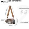 Women Adjustable Strap Crossbody Bag Vintage Shell Waist Bag Casual Daily Shoulder Purse