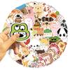 DIY Waterproof Guitar, Notebook and Suitcase Decorated with 50 Cartoon Abstract Animal Graffiti Stickers