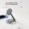 2 In 1 Magnetic Wireless Charger Stand Pad For iPhone 15 14 13 12 11 Pro Max 11 X Apple Watch Airpods Fast Charging Dock Station