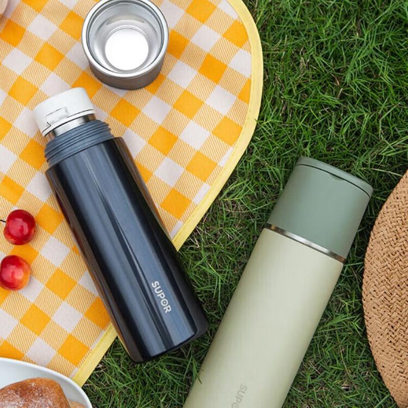 Supor 316L Stainless Steel Portable Insulated Tea Thermos