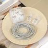 Transparent Shining Bowknot Cellphone Charger Protective Case Sleeve for Apple IPhone 18/20W Laser Cable Winder Wire Protectors