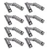 8PCS Hydraulic Roller Lifter Set Alloy Steel Roller Lifters with Link Bar Replacement for SBC 350 265 400 V8