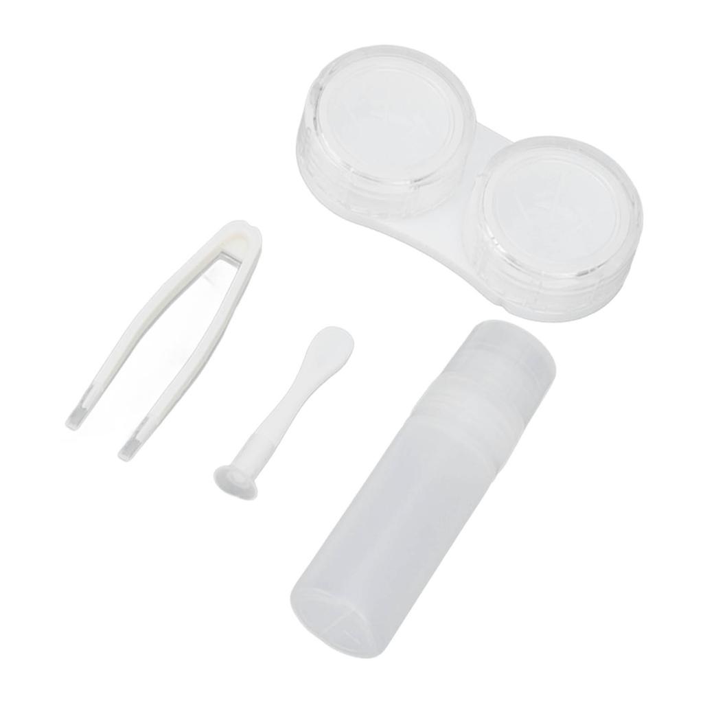 Contact Lens Case Mirror Look Cartoon NaPAW Plastic Material Lightweight Portable Travel Contact Lens Container