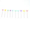 200Pcs Flower Button Head Pins Cute Flower Butterflies Colorful DIY Decorative Positioning Pin for