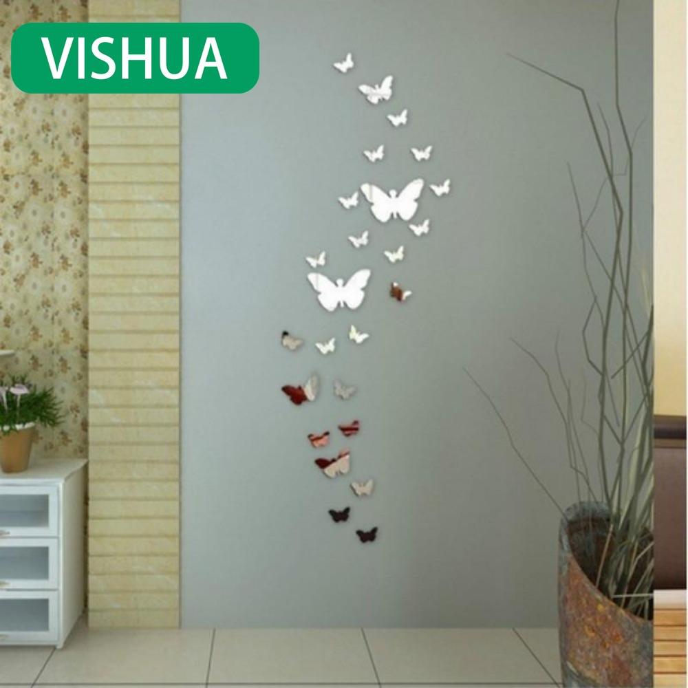 Mirror Decor In The Form of Butterflies