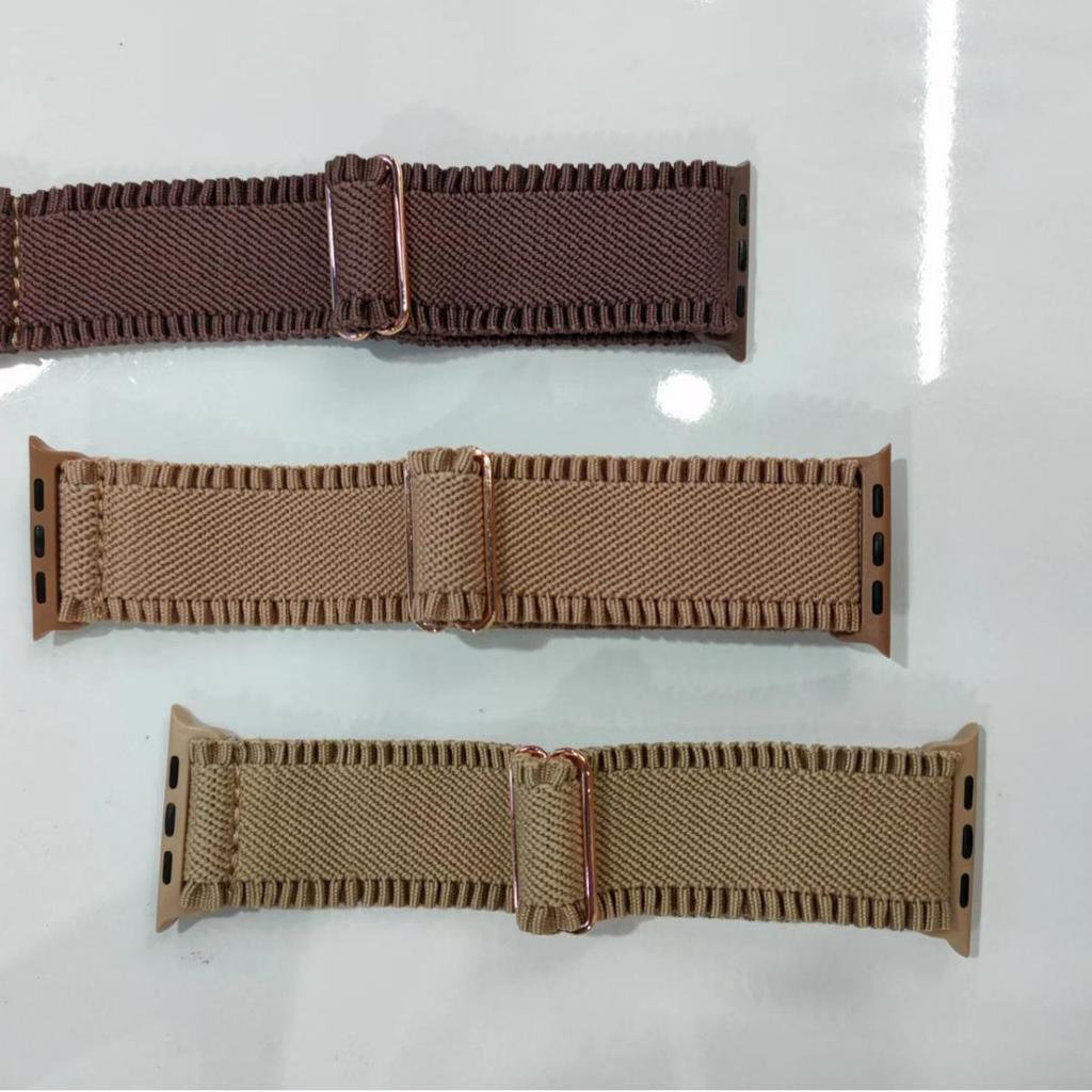 Bracelet en nylon tressé pour Apple Watch séries SE, S8, S7, S6, S5, S4