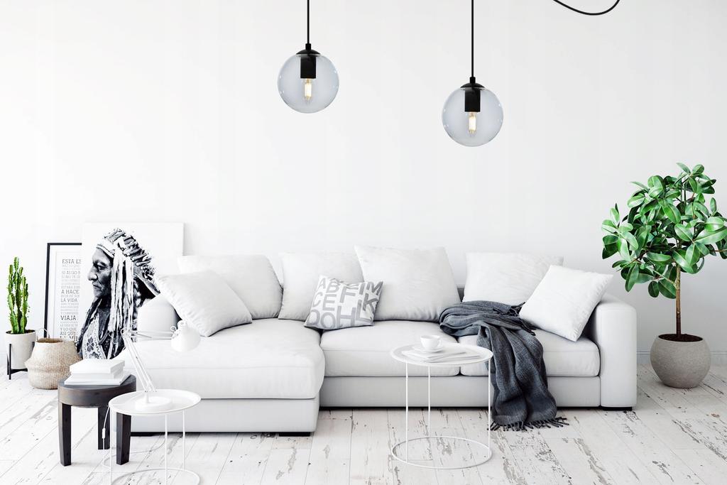 LED GLASS BALL SPIDER CEILING HANGING LAMP