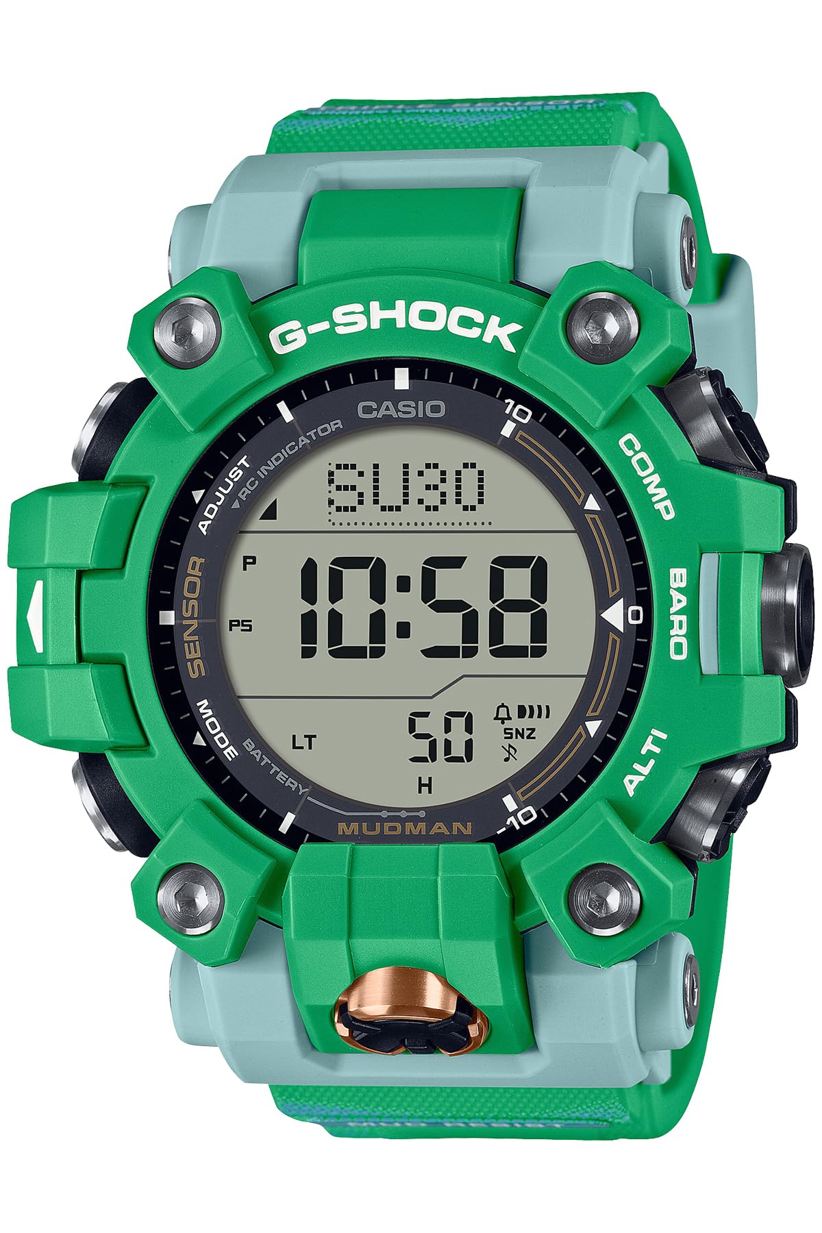 

Casio G-Shock Watch [Official Japanese Product] MUDMAN Love Sea and The Earth EARTHWATCH Collaboration Model, Radio-Controlled, GW-9500KJ-3JR