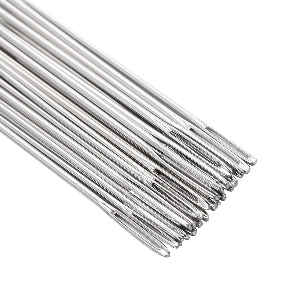 Steel DIY Crafts Tools Embroidery Sew Pins Kit Large Eye Needles Hand Sewing Needle Mending Craft