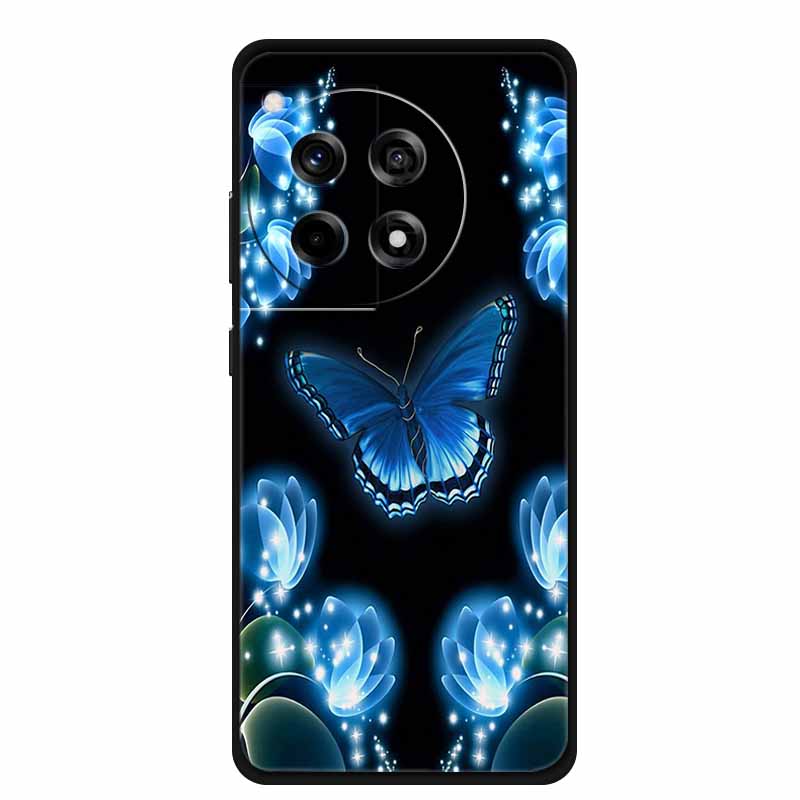 For OnePlus 12R Case Animals Soft Silicone TPU Phone Cases Back Cover For OnePlus Ace 3 ACE3 5G Wolf Protective Cute Girl Shell