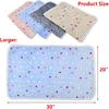 4 Pieces of Guinea Pig Blanket, Hamster Fleece Cage Liners Soft Warm Bunny Sleep Bedding Mat Cute Dot Pattern for Guinea Pig Hamster Rabbit