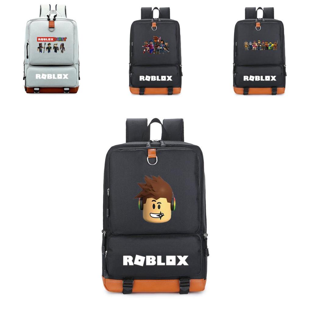 Stilvolle Roblox-Muster Kinder-Schultasche mit verstellbaren, gepolsterten Schultergurten