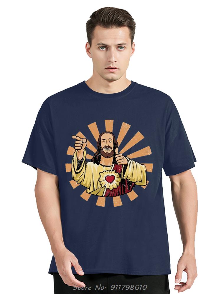 Buddy Christ Vintage 90s Cool Jesus Religious Christian T Shirt Fitness Clothing Sales Unisex T-shirt Unisex O-Neck tshirt