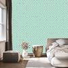 Mint and Sea Blue Checkerboard Wallpaper for Living Room and Bedroom 50x1000