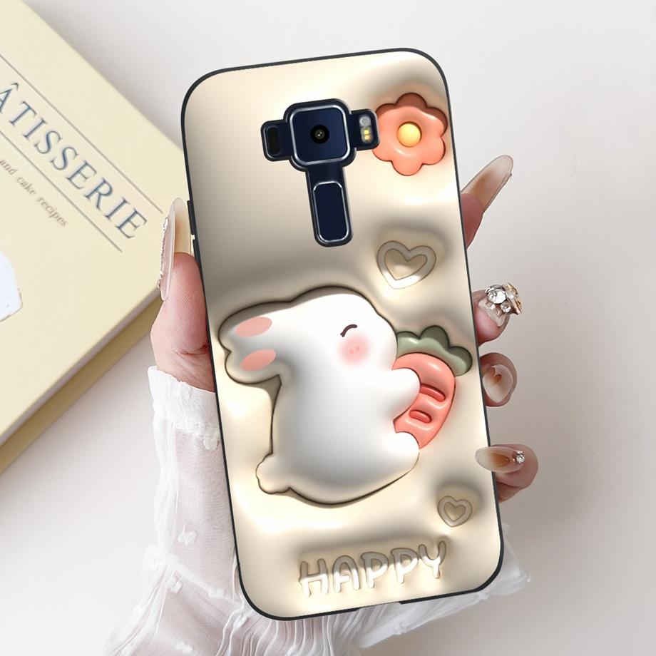 For ASUS Zenfone 3 ZE520KL Z017D 4 Max ZC520KL X008D 3 Max ZC520TL Case Soft Silicone Back Cover Love Heart Butterfly Flower Bag