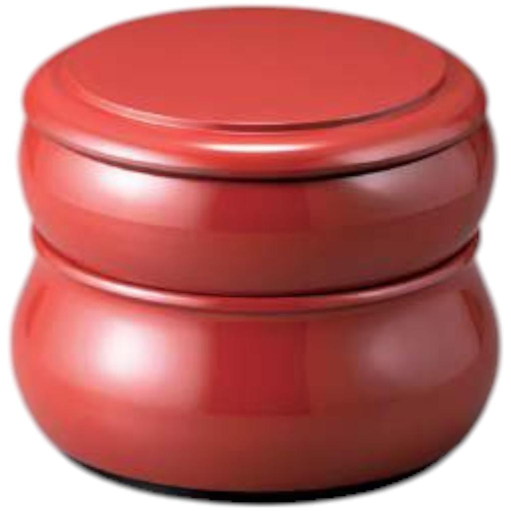 Sushi Plate Chirashi Sushi Jukan Vermilion Made in Japan J-kitchens (Sushi Tub, Tub) Chirashi, (Inner Black),