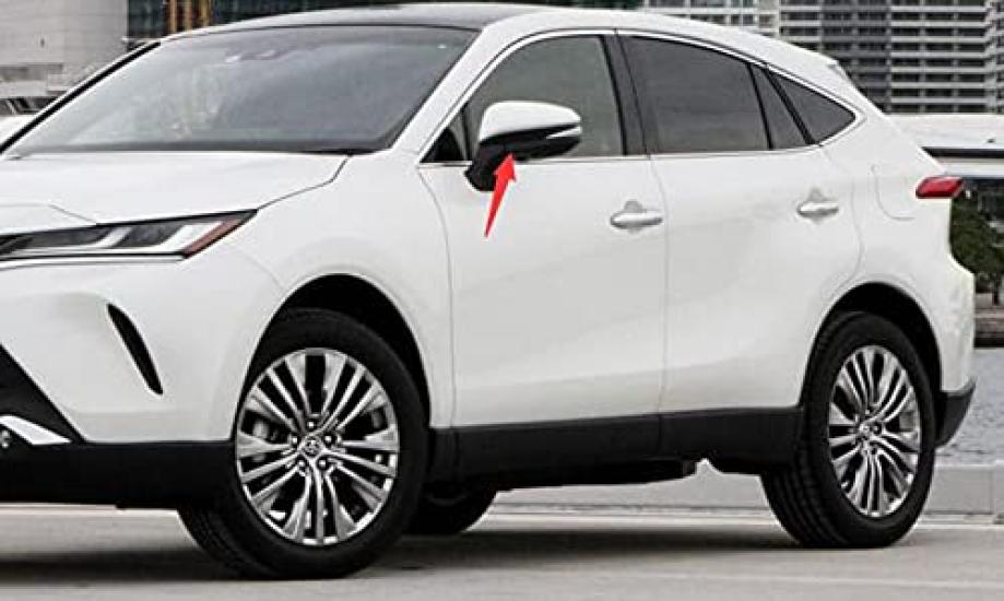 ZIAN Toyota New Harrier 80 Series Exclusive Side Mirror Garnish Mirror Finish Door Mirror Cover (Silver)