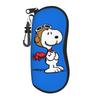 Snoopys The Flying Ace Glasses Case Men Women Student Zipper ACE Pilot Glasses Storage Box Small Glasses Box
