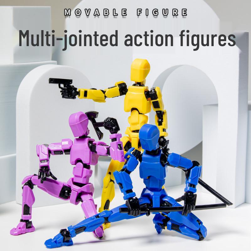 

Многосуставная 3D-печатная шарнирная фигурка: Игрушка-антистресс и Кукла на удачу
