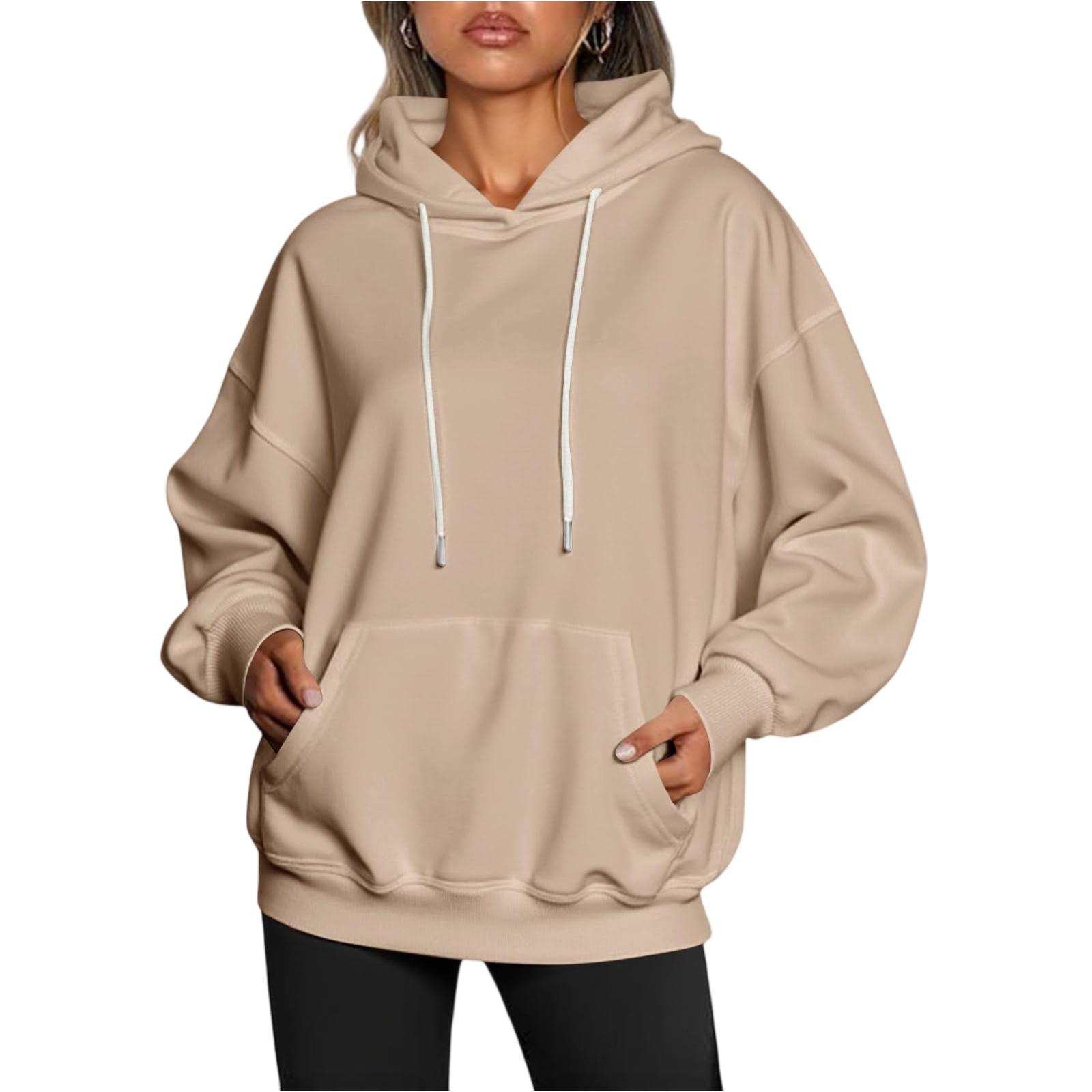 

Women s Solid-color Fashionable Long-sleeved Top S хаки