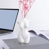 Yousheng Vase Ornament, Women Figure Shape Vase for Flower Arrangement Decoration, Bedroom Living Room Balcony Garden Windowsill Home