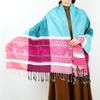 New women's outer shawl contrasting color striped scarf women's autumn and winter warm scarf scarf fashion shawl
