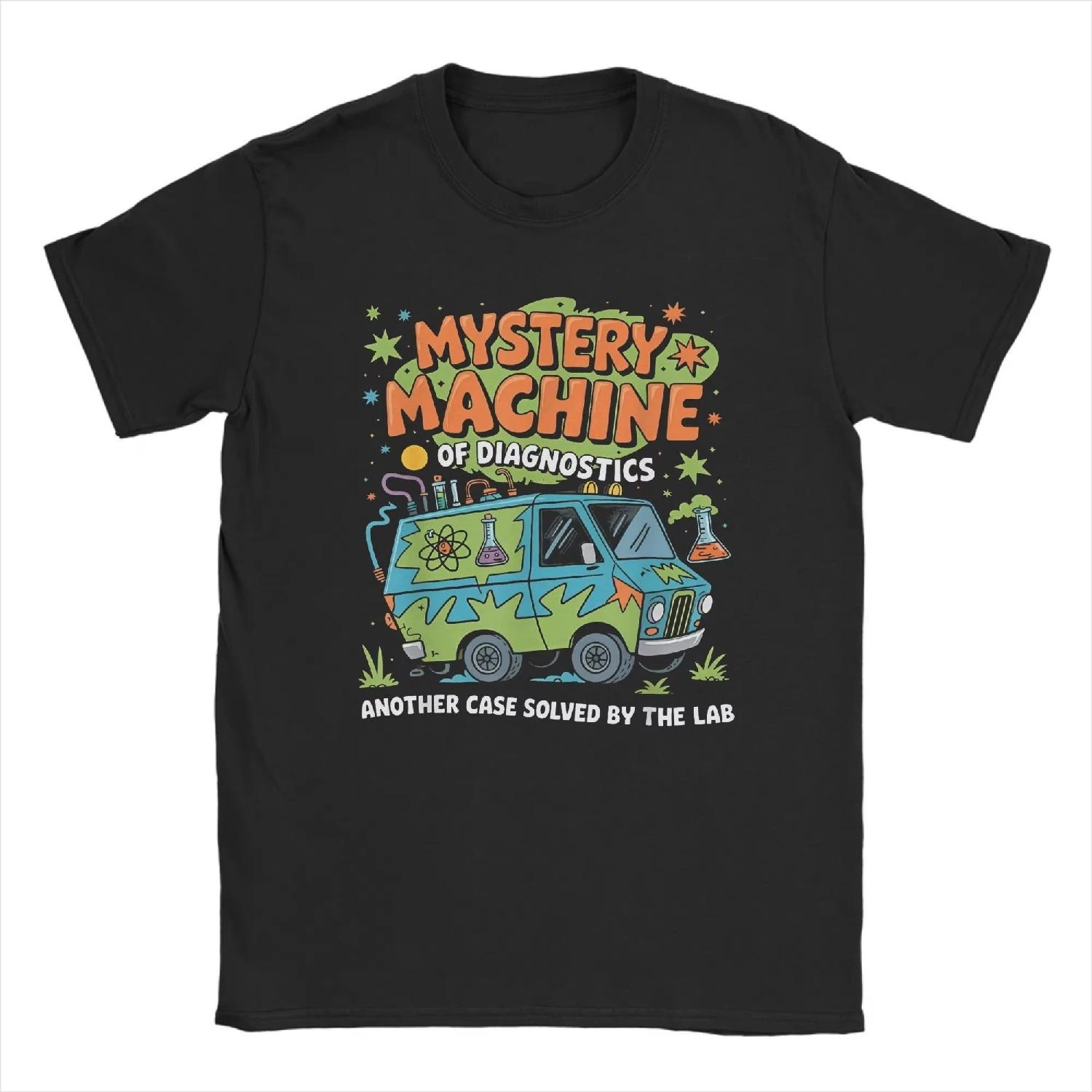 

Summer Kid Clothes Funny Lab Mystery Machine Of Diagnostics Pattern Print Kids Tshirt Trendy Cool Oversized Children s Clothing S чёрный