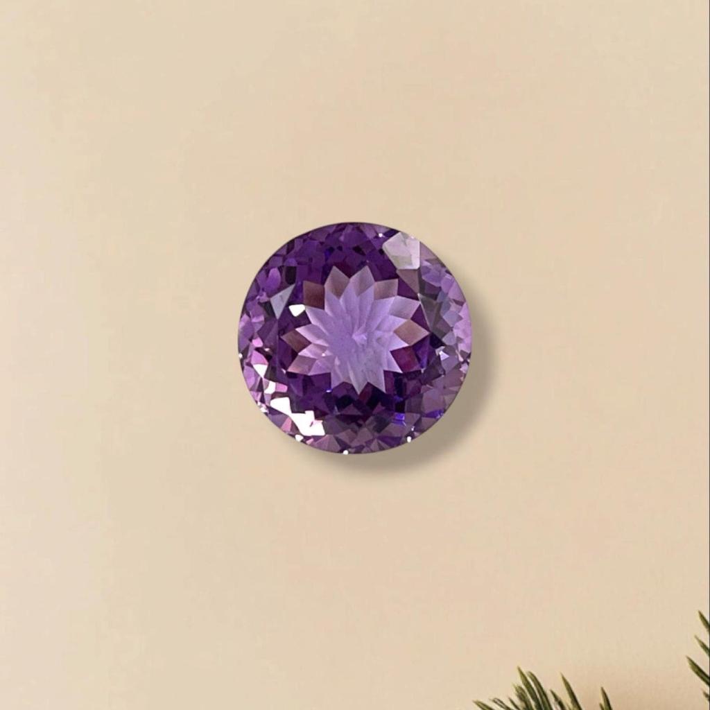 Carat Size Natural Amethyst Faceted Loose Gemstone Wholesale Lot, Healing Gemstone Lot, Jewelry Making Stone Lot.