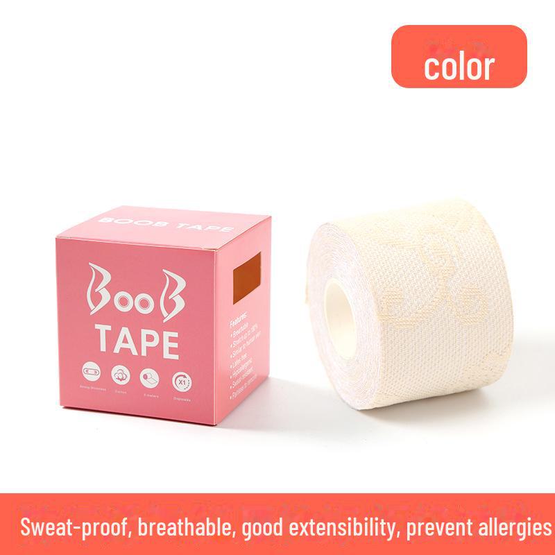 

«Кружевные наклейки для увеличения груди»: Спортивные поддерживающие и антипровисающие накладки на соски 10cm x 5m