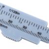 Tattoo Professional Eyebrow Measuring Ruler Vernier Caliper Measurement Tools Thrush Artifact