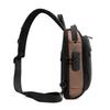 Multifunction Anti-theft USB Shoulder Crossbody Bag Travel Sling Pack Messenger Pack Chest Bag Male Luxury Brand Men