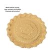 Turkish Tea Coffee Serving Tray Vintage   Embossed Pattern Round Coffee Plate for Bar Outdoor   Dessert