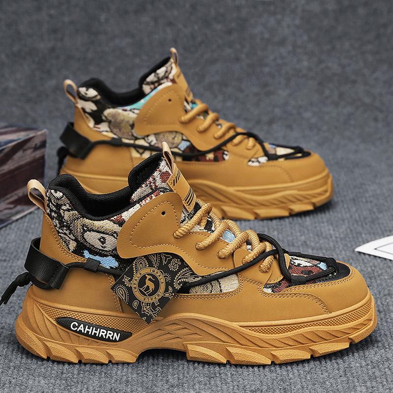 High-top autumn and winter new sports and leisure Martin boots outdoor mountaineering wear-resistant thick-soled waterproof boots