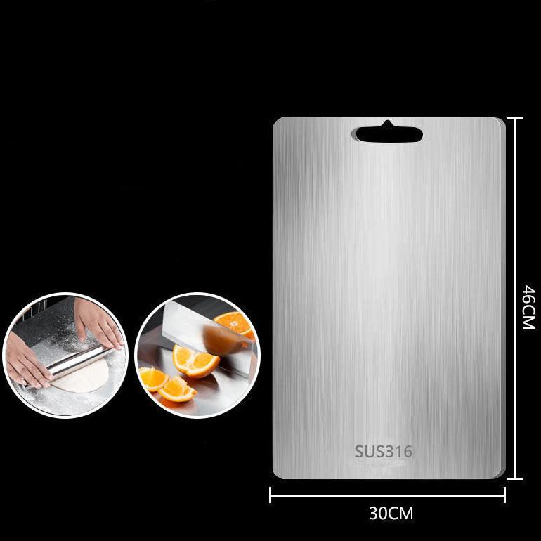 Stainless Steel 316 Thickened Cutting Board Cut Vegetables Meat Chopping Board Cooking Tools Anti-mold Cutting Boards Mats