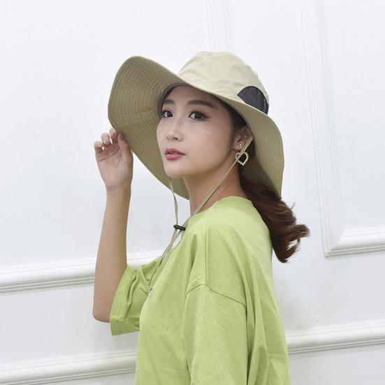 Pălărie de soare pentru pescuit, cu boruri late, respirabilă, ultraușoară, pliabilă, închidere cu șnur, lavabilă, plasă de țânțari, pălărie, pălărie de protecție solară, materiale pentru camping