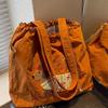Large Capacity Lazy Wind Tote Bag Women's Ns Versatile Literary Class Bag Cute Embroidered Shoulder Bag