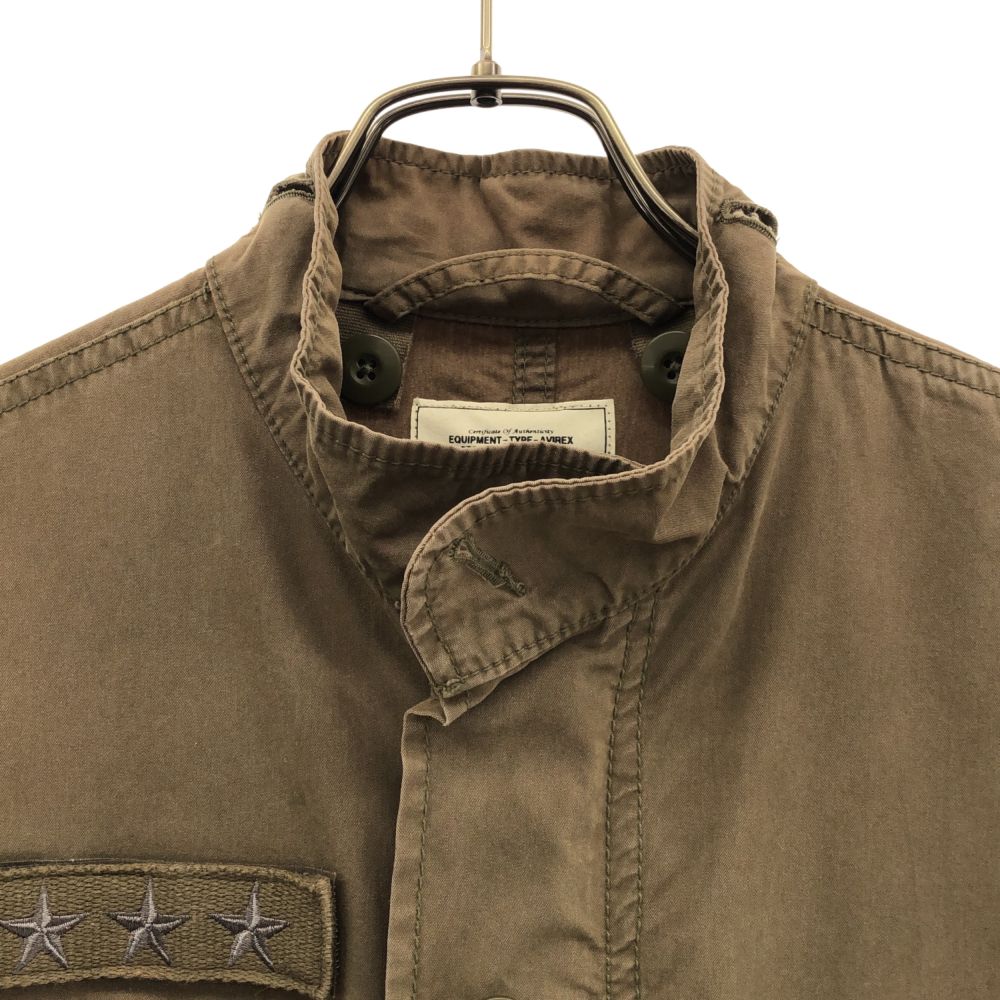 AVIREX Mod Coat M Khaki Military Men's Used