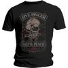 Herren Fünf-Finger-Todesstoß Wicked Slim Fit T-Shirt Medium Schwarz