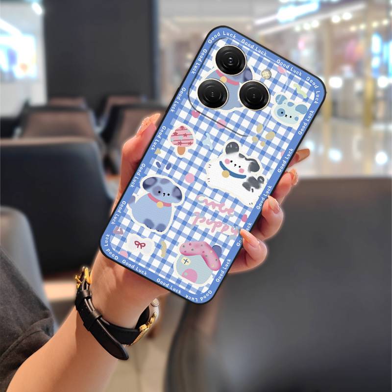 Strapazierfähige Rückschale Handyhülle Für Tecno Spark20 Pro/KJ6 Modisches Design Graffiti Schutz Tiere Rundumschutz Wasserdicht