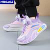 Mode Schwarze Jungen Basketballschuhe Outdoor Atmungsaktive Kinder Trainer Sport Tennisschuhe Rutschfeste Kinder Casual Schule Laufschuhe
