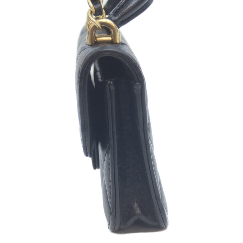 CHANEL No. 31 AP2200 Black Lamb GHardware Mini Mini Matelasse Top Handle 2-Way Chain Shoulder Shoulder bag blackUsed