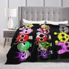 Sprunkis Knitted Blankets Velvet  Lightweight Throw Blanket for Bed Bedroom Quilt